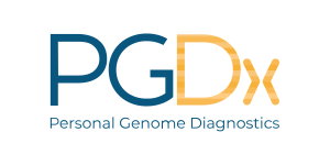pgdx personal genome diagnostics logo