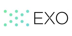 Exo imaging logo title green black